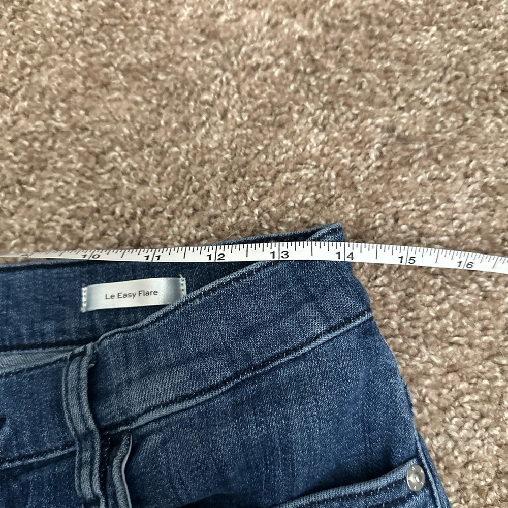 Frame Le Easy Flare Raw Hem Jeans - Picture 5 of 7